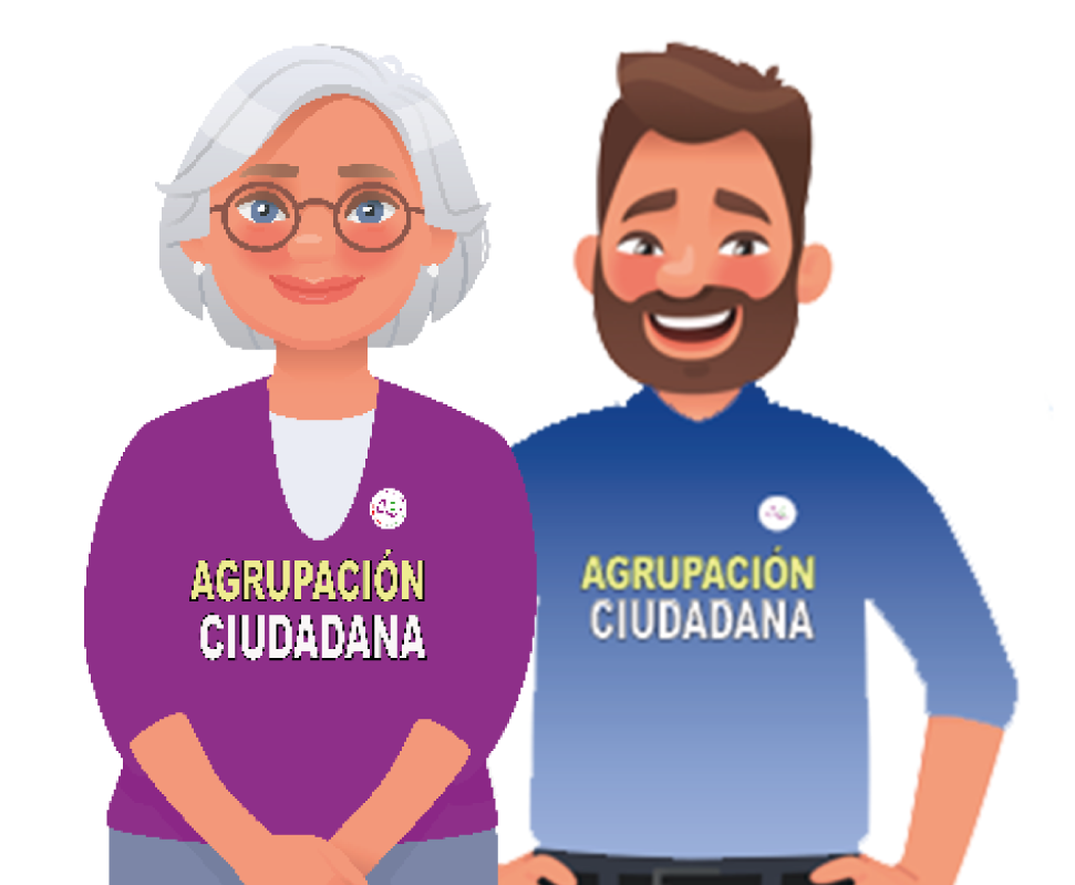 Pareja AC medio cuerpo